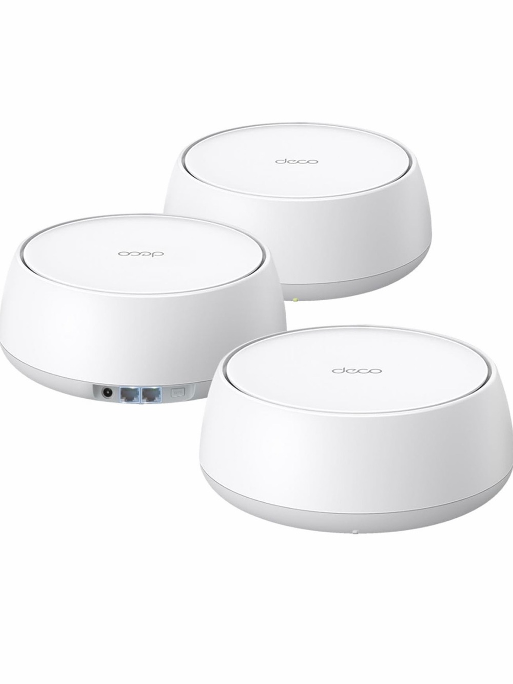 EUC TP-Link Deco Mesh Wi‑Fi System - White (3-Pack)